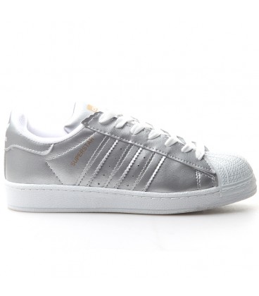 adidas superstar argent femme